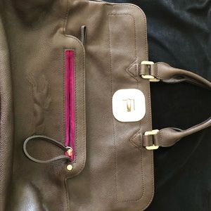 Beautiful leather longchamp tote